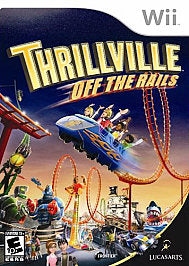 Nintendo Wii Thrillville Off the Rails and Six Flags Fun Park Clean and Tested