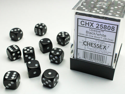 Chessex 12mm D6 Block (36 Dice)