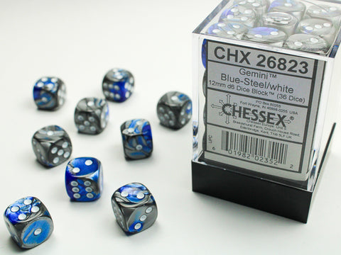Chessex 12mm D6 Block (36 Dice)