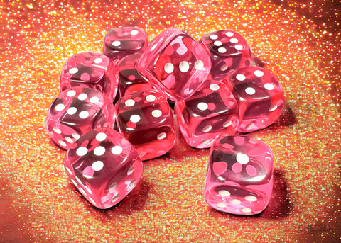 Chessex 12 Piece D6 set