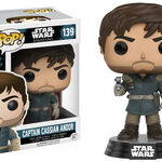 Funko pop Star Wars rogue one captain Casdian Andor 139