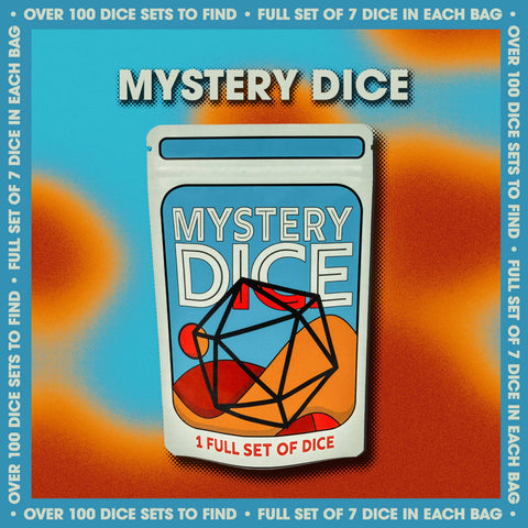 Mystery Dice - full set of 7 Polyhedral Dice