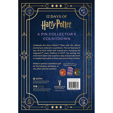 12 Days of Harry Potter: 12 Unique Enamel Pins - NEW!