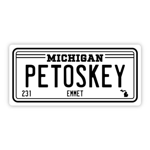 Petoskey Michigan 231 Bumper Sticker (5 inch)
