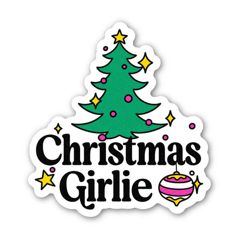 Christmas Girlie Sticker