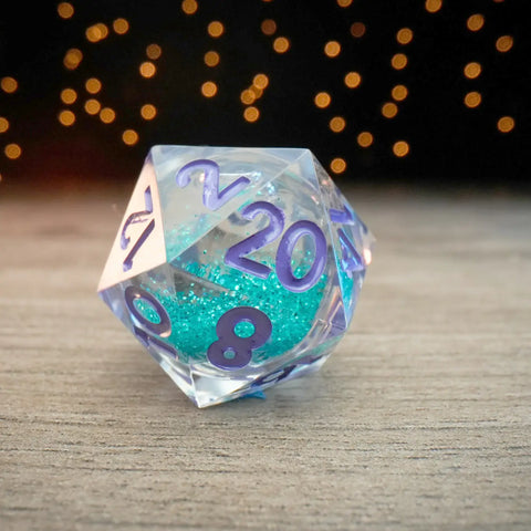 Fan roll individual D 20 elixir liquid core dice