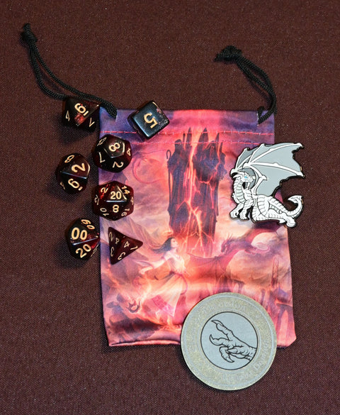 Flame and Fang Artisan Loot Pouch