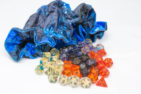 Dice Goblin Back of Holding with 49 Dice!