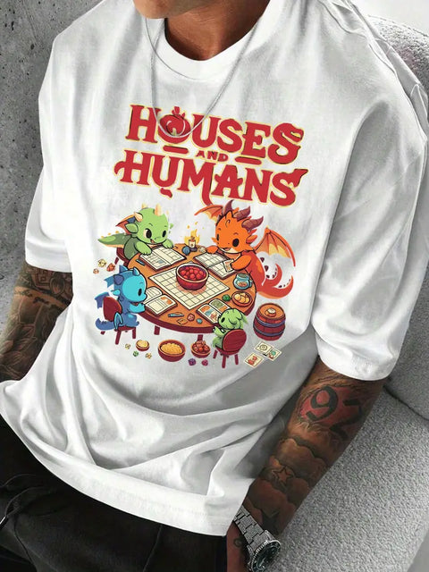 Houses and Humans D&D t-Shirt