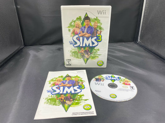 Nintendo Wii The Sims 3 CIB Clean and Tested Free shipping