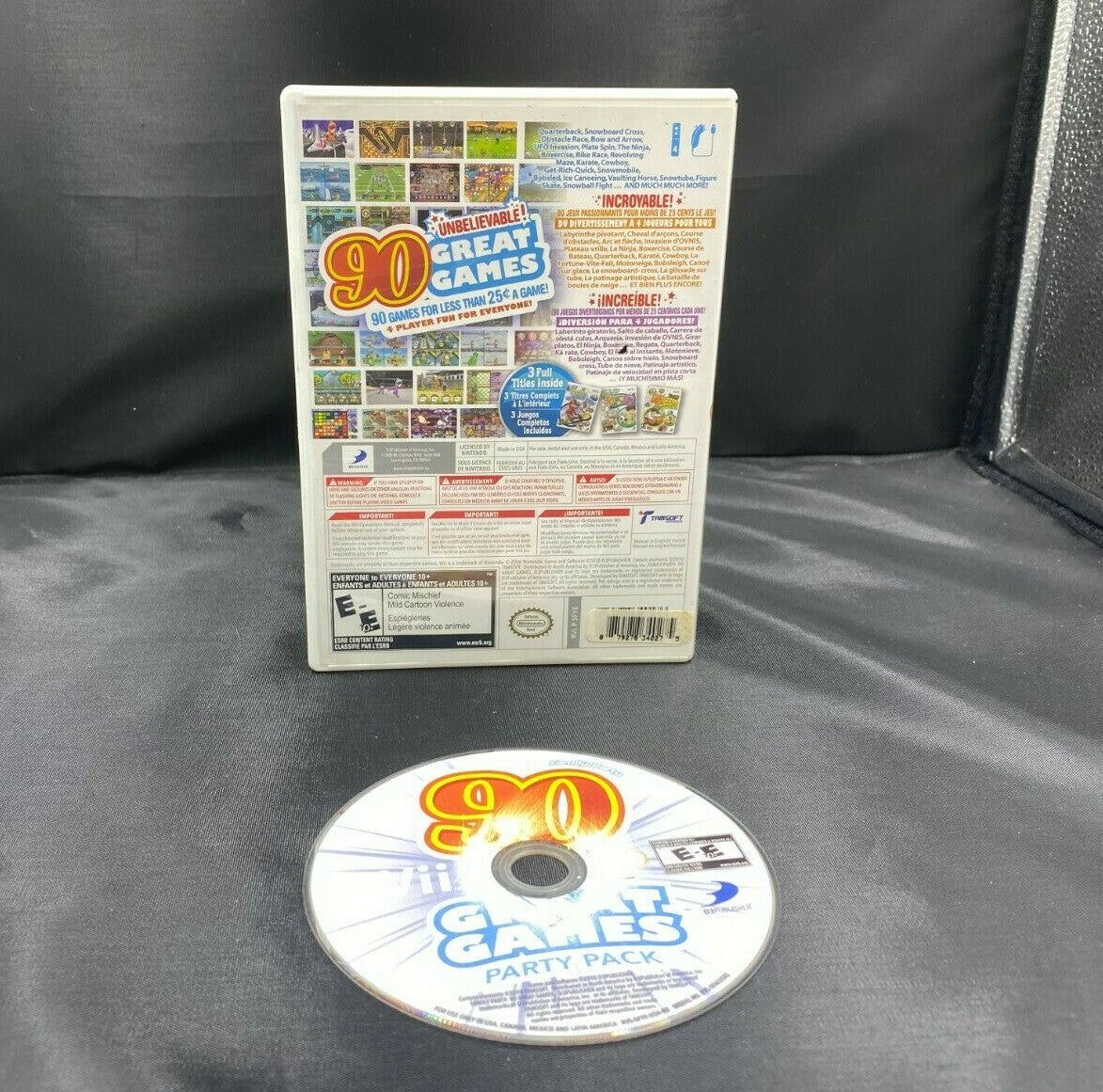 Nintendo Wii 90 Great Games Party Pack Clean and Tested Free Shipping