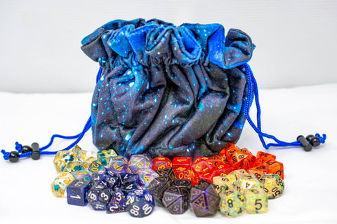 Dice Goblin Back of Holding with 49 Dice!