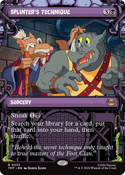 Splinter's Technique (Showcase)