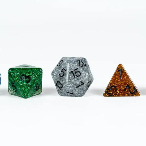 Dungeons & Dragons retro homes fifth anniversary dice set