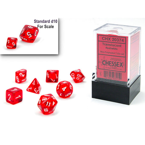 Chessex Mini Dice - 7 die sets