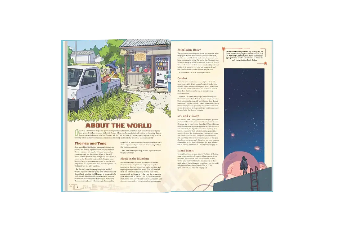 Obojima DnD 5E Studio Ghibli Inspired Hardcover Book