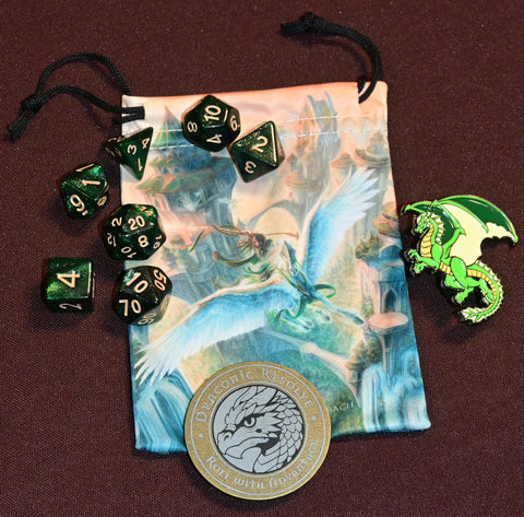Flame and Fang Artisan Loot Pouch