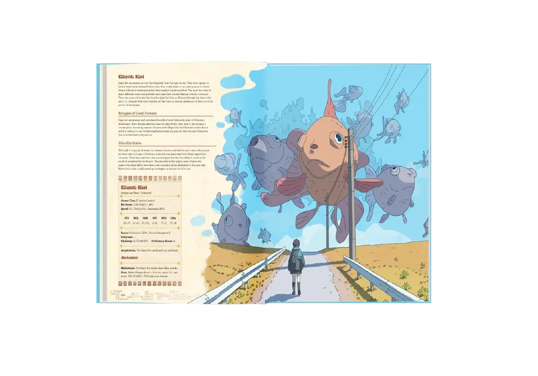 Obojima DnD 5E Studio Ghibli Inspired Hardcover Book