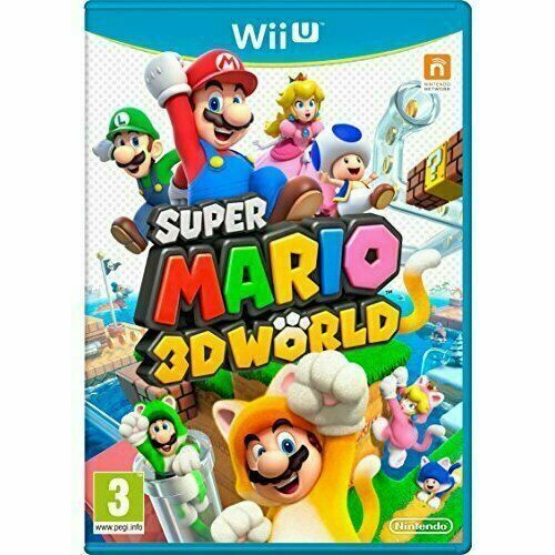 Nintendo Wii U Super Mario 3D World Clean and Tested Free Shipping Disc Only